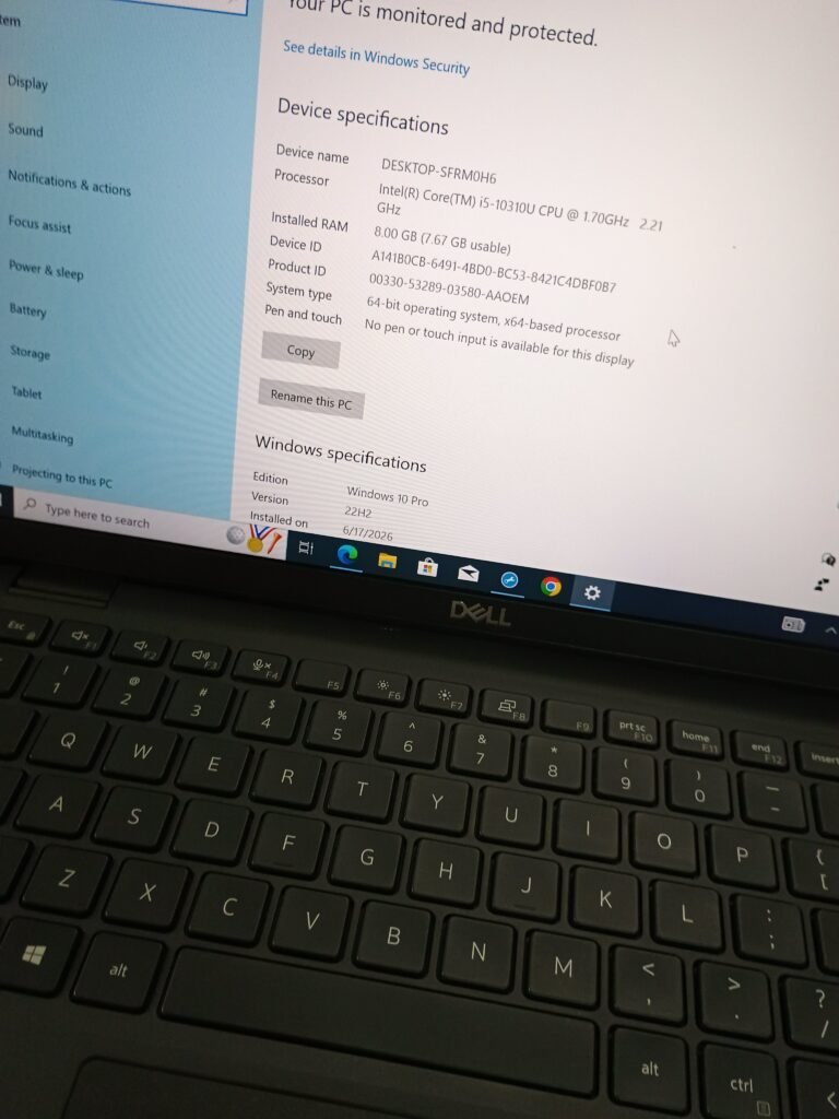 Laptop Dell Latitude 7410 Core i5/8GB/512GB (Like New)