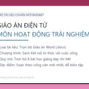 Trọn bộ Giáo án Hoạt động trải nghiệm, hướng nghiệp 12 - Kết nối tri thức (8 Bài Word)