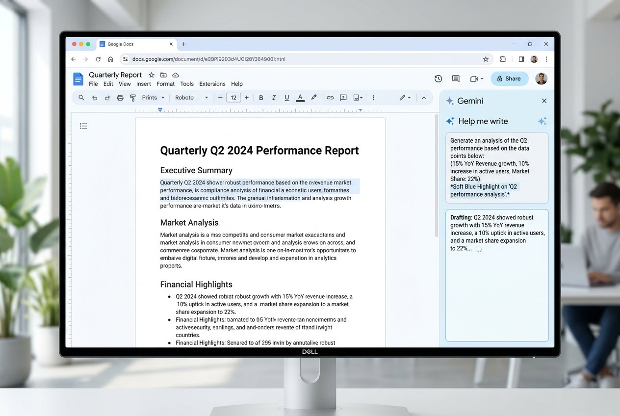 Ứng dụng Gemini trong Google Docs