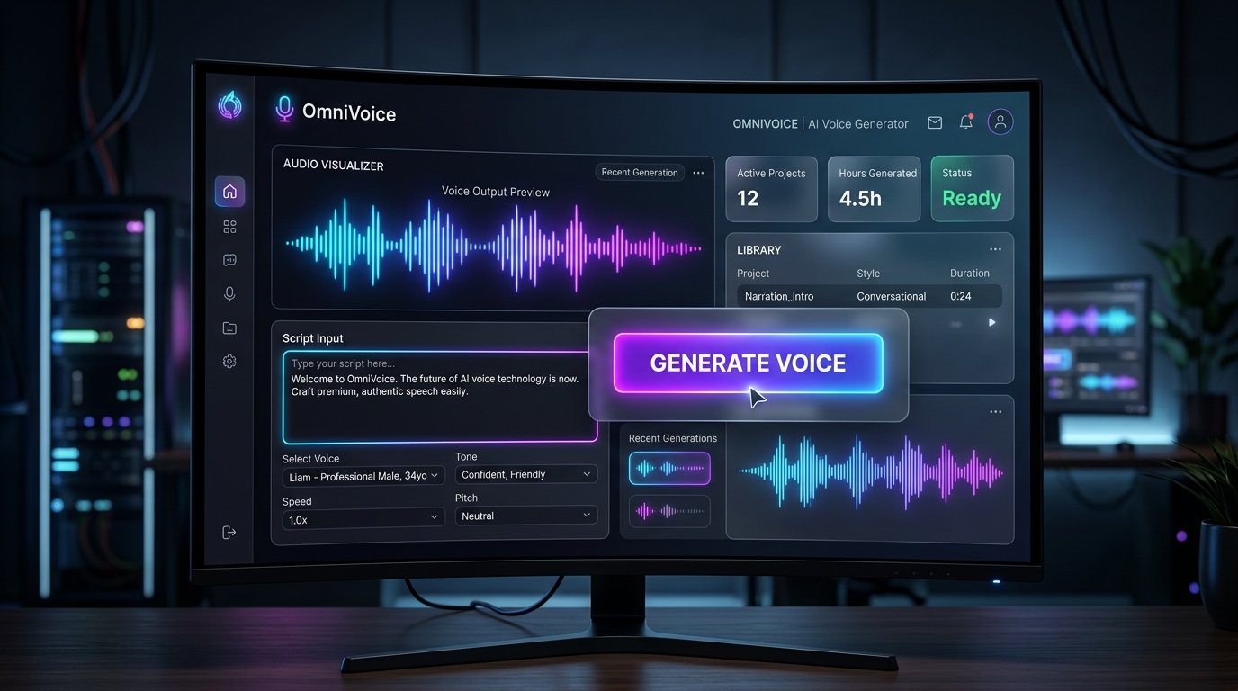 OmniVoice AI App Preview