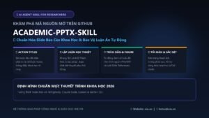 Academic-PPTX-Skill Là Gì? Trợ Lý AI Thiết Kế Slide Báo Cáo Khoa Học & Bảo Vệ Luận Án Chuẩn Quốc Tế 2026