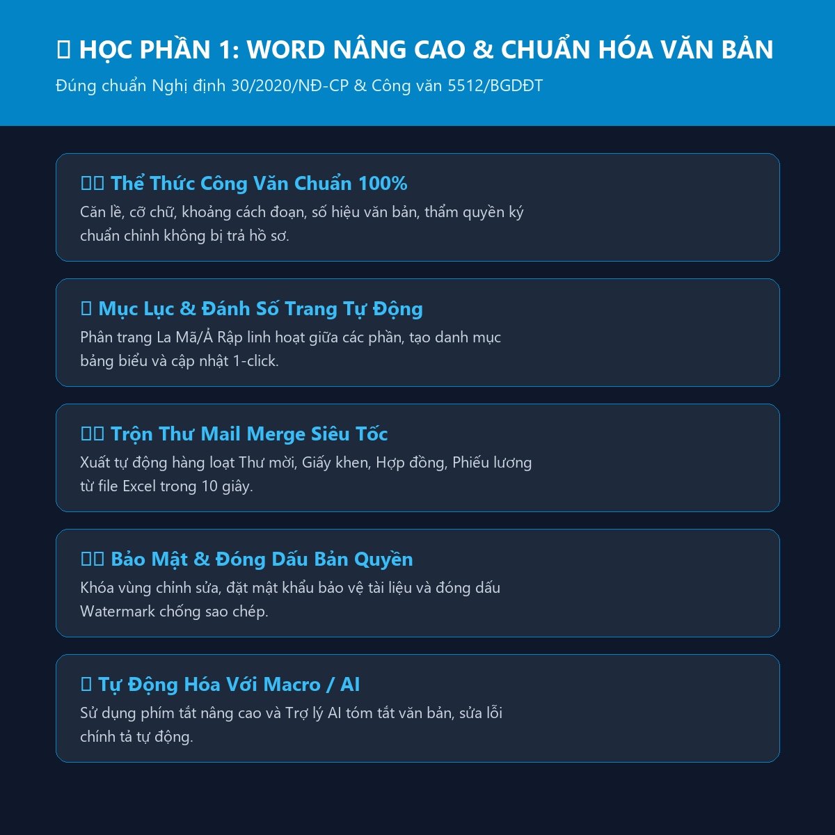 Khóa Học Tin Học Văn Phòng Nâng Cao – Tối Ưu Hiệu Suất & Ứng Dụng AI Thực Chiến - Ảnh 2