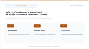 Điểm Tin Đột Phá AI & Xu Hướng Công Nghệ Mới Nhất: Kỷ Nguyên Reasoning Models Và Làn Sóng Tác Nhân Tự Hành