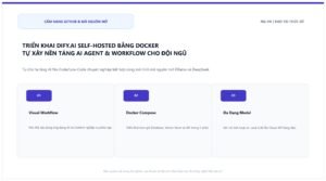 Triển Khai Dify.AI Self-Hosted Bằng Docker Compose: Tự Xây Nền Tảng AI Agent & Workflow Cho Đội Ngũ