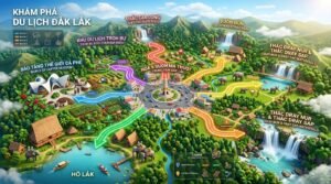 Cẩm Nang Bản Đồ Hành Trình Trải Nghiệm Du Lịch 6 Nhánh Đắk Lắk Khởi Nguồn Từ Ngã 6 Buôn Ma Thuột