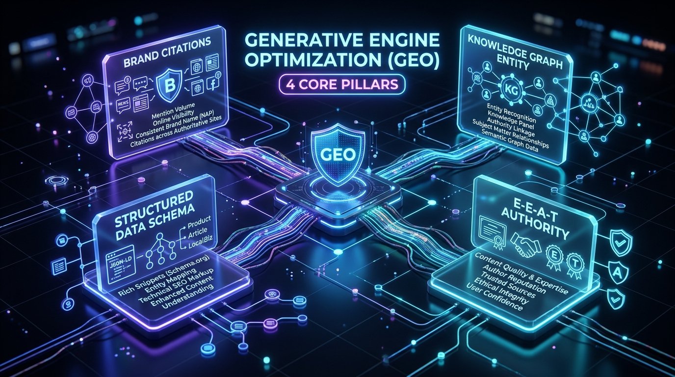 4 Trụ cột của Generative Engine Optimization GEO