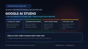 Google AI Studio Là Gì? Hướng Dẫn Toàn Diện Môi Trường Tạo Mẫu & Khai Thác Gemini API Đột Phá 2026