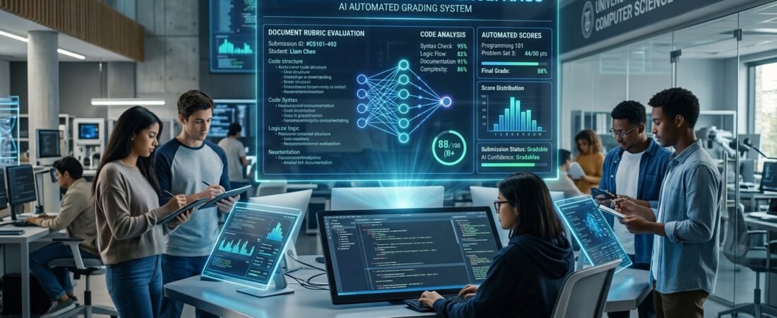 Ứng Dụng Mô Hình AI Chấm Bài Tự Động Môn Tin Học Đại Cương: Đột Phá Khảo Thí & Chuẩn Hóa Năng Lực Số 2026