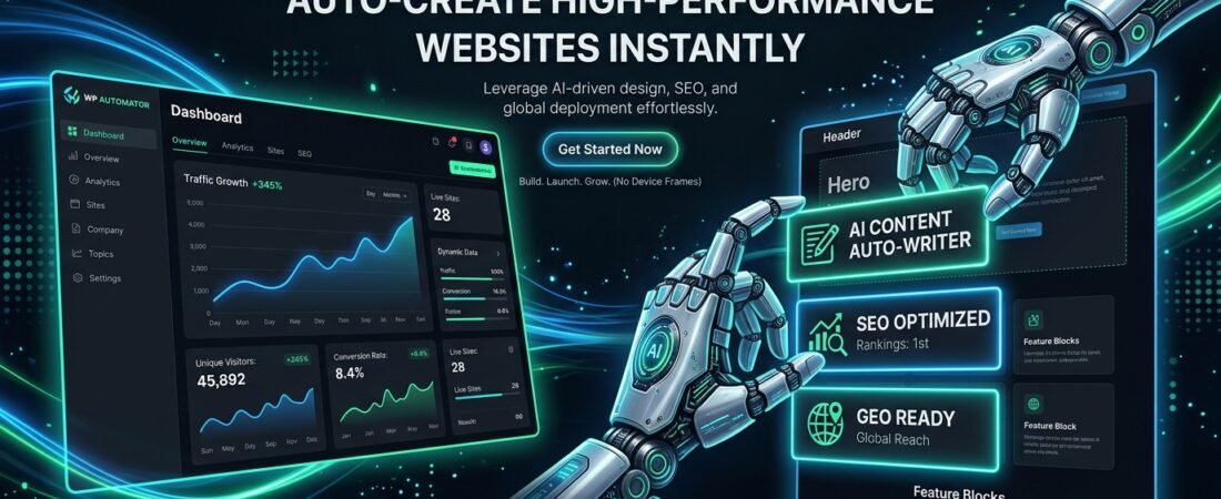 Dịch Vụ Thiết Kế Website Chuẩn SEO & GEO Tự Động Hóa Từ NIE.vn | Automated SEO & GEO WordPress Web Design by NIE.vn