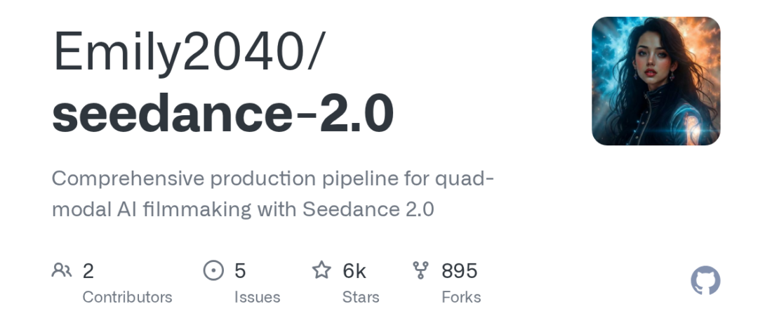 Emily2040/seedance-2.0: “Hệ điều hành kỹ năng” đưa AI Agent vào quy trình làm phim chuyên nghiệp