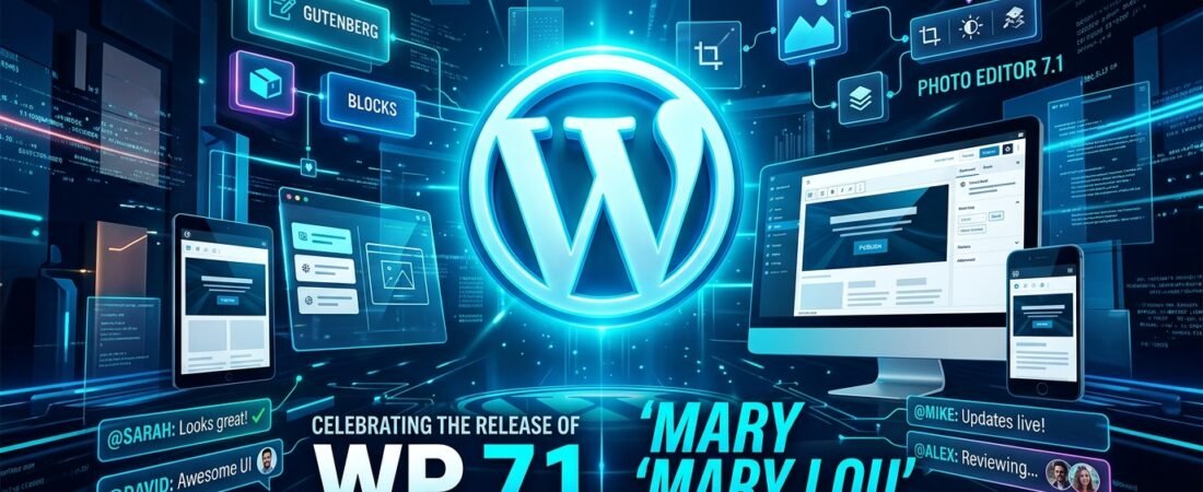 WordPress 7.1 “Mary Lou” Chính Thức Ra Mắt: Tùy Biến Responsive Đột Phá, Ghi Chú Cộng Tác @Mentions & Trình Biên Tập Ảnh Thế Hệ Mới