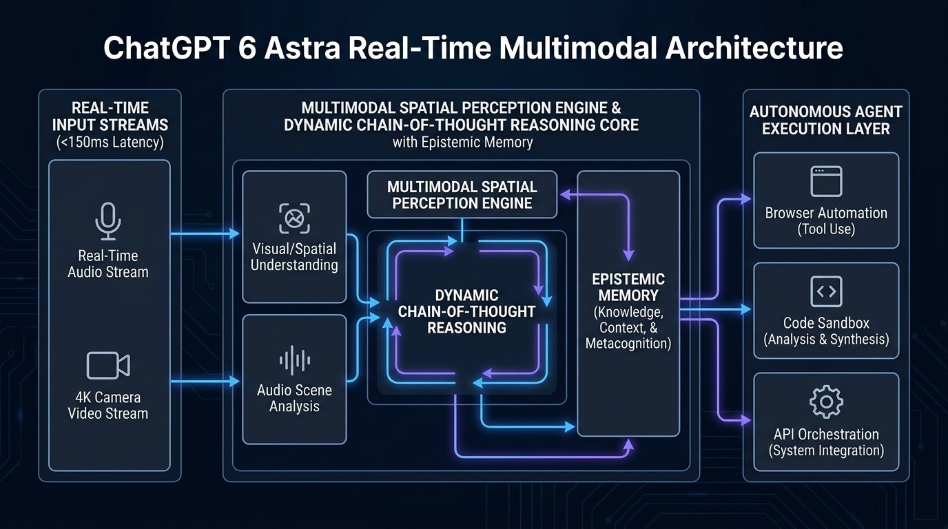 Kiến trúc ChatGPT 6 Astra Real-Time Multimodal Architecture