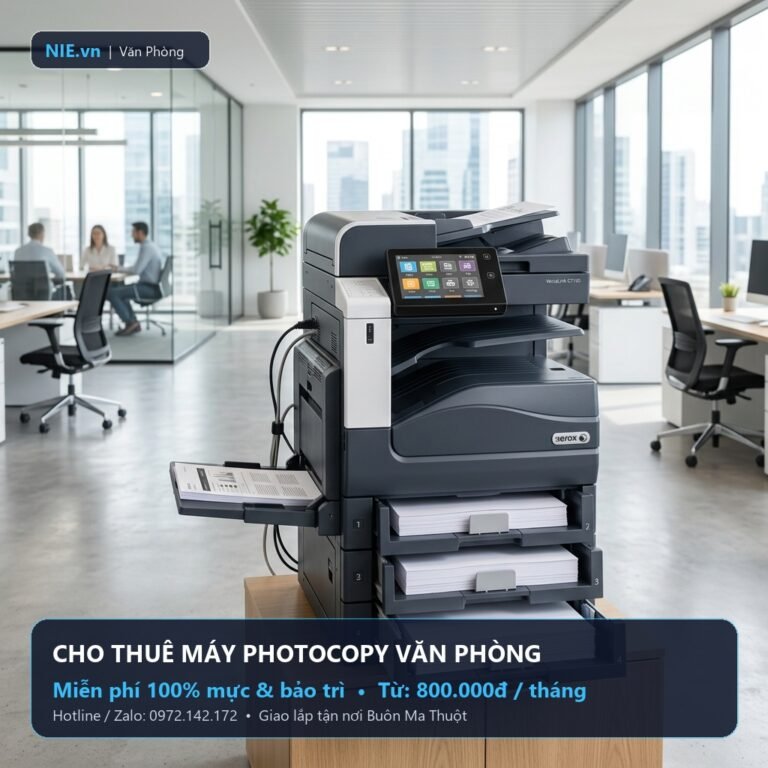 Dịch Vụ Cho Thuê Máy Photocopy Văn Phòng (Miễn Phí Mực & Bảo Trì)