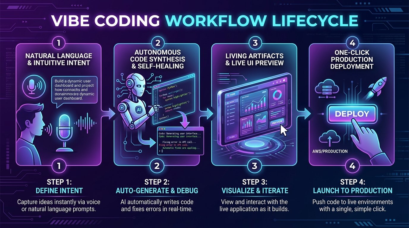 4-Step Vibe Coding Workflow Lifecycle