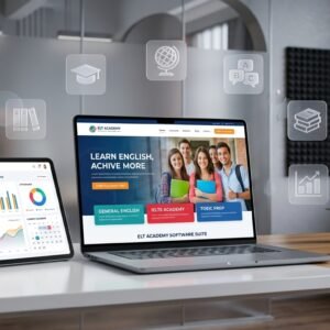 Website tuyển sinh và phần mềm ERP quản trị trung tâm ngoại ngữ chuyên nghiệp