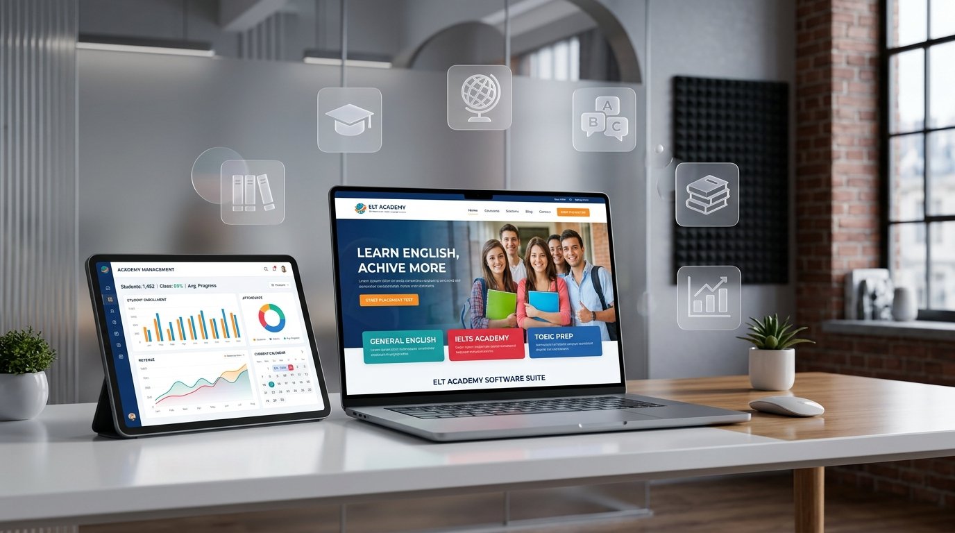 Giải Pháp Toàn Diện: Website Tuyển Sinh & Phần Mềm ERP Quản Trị Trung Tâm Ngoại Ngữ