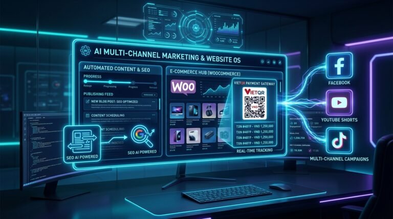 Tổ hợp website đa kênh AI