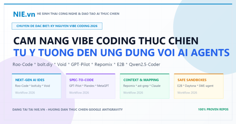 Cẩm Nang Vibe Coding Thực Chiến 2026: Từ Ý Tưởng Đến Ứng Dụng Với AI Agents & GitHub Repos Đột Phá