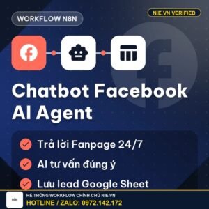 Workflow Chatbot Facebook AI Agent N8N