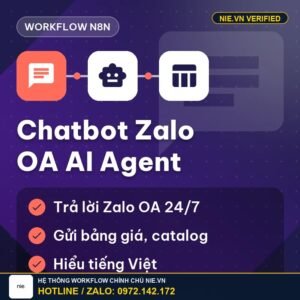 Workflow Chatbot Zalo AI Agent N8N
