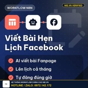 Workflow Tự Động Viết Bài Và Hẹn Lịch Đăng Lên Facebook N8N