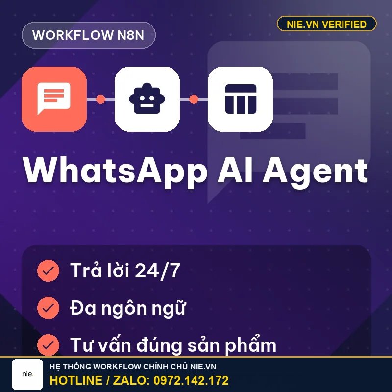 Workflow WhatsApp AI Agent N8N