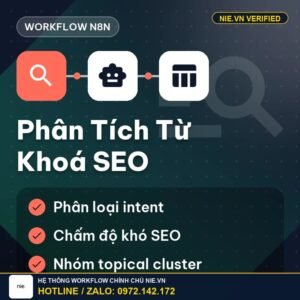 Workflow phân tích từ khóa SEO n8n
